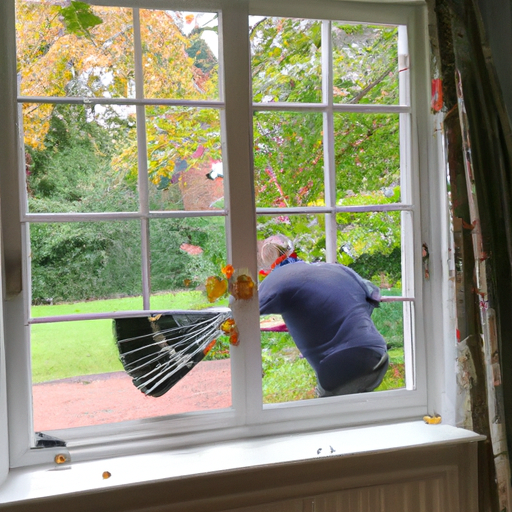October Leaf Clearing for Listed Windows: Yeovil Window Care - Yeovil Window Cleaning Services in Yeovil, Somerset
